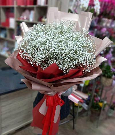 Букет цветов из: Гипсофила в Обояни