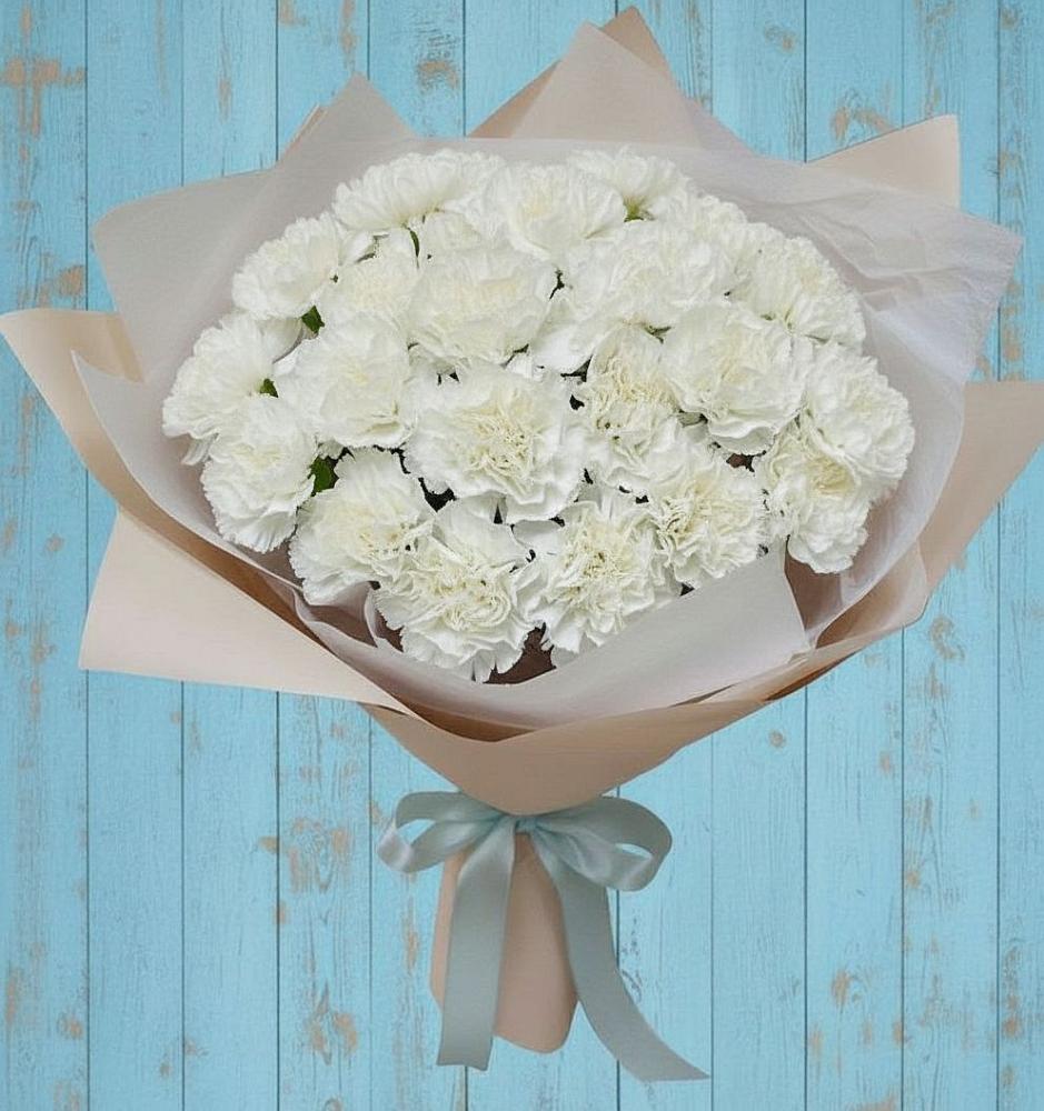 Букет цветов из: Гвоздики в Обояни