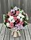 Букет цветов из: Альстромерии, Гвоздики, Розы и Хризантемы в Обояни