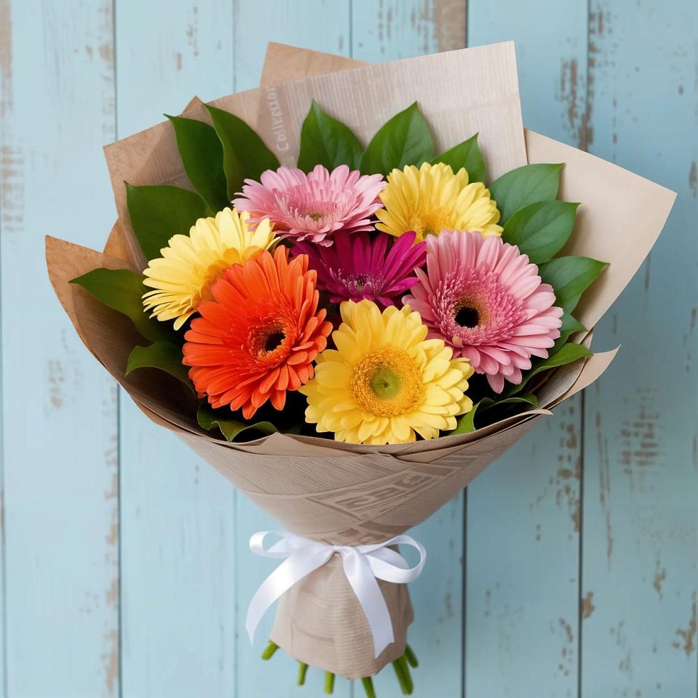Букет цветов из: Герберы в Обояни