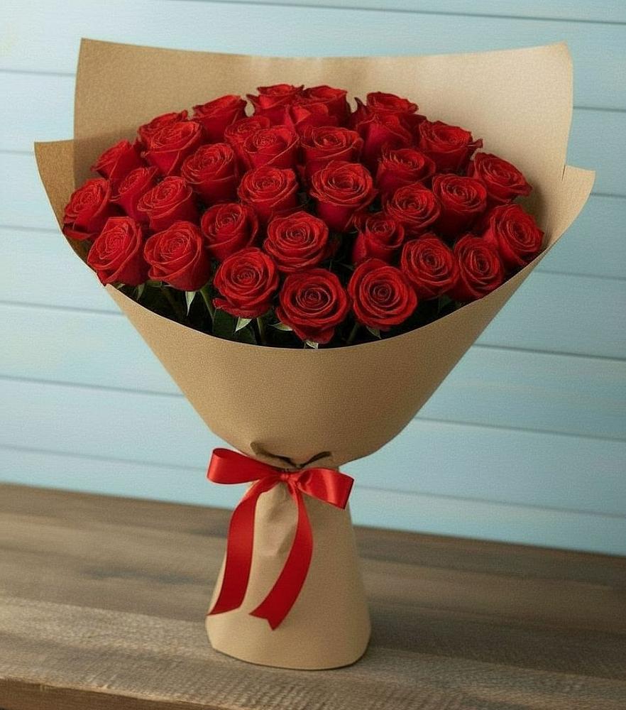 Букет Красные розы Милано в Обояни