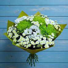 Букет цветов из:  Хризантемы #REPLACE_PRED# Обояни