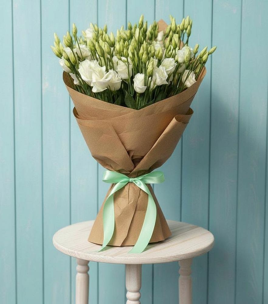 Букет цветов из: Лизиантусы в Обояни