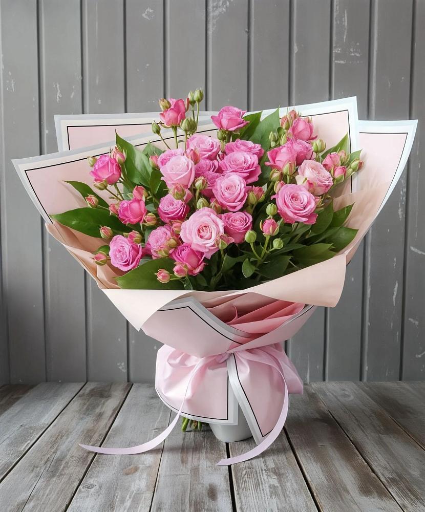 Букет Розовый кустик в Обояни